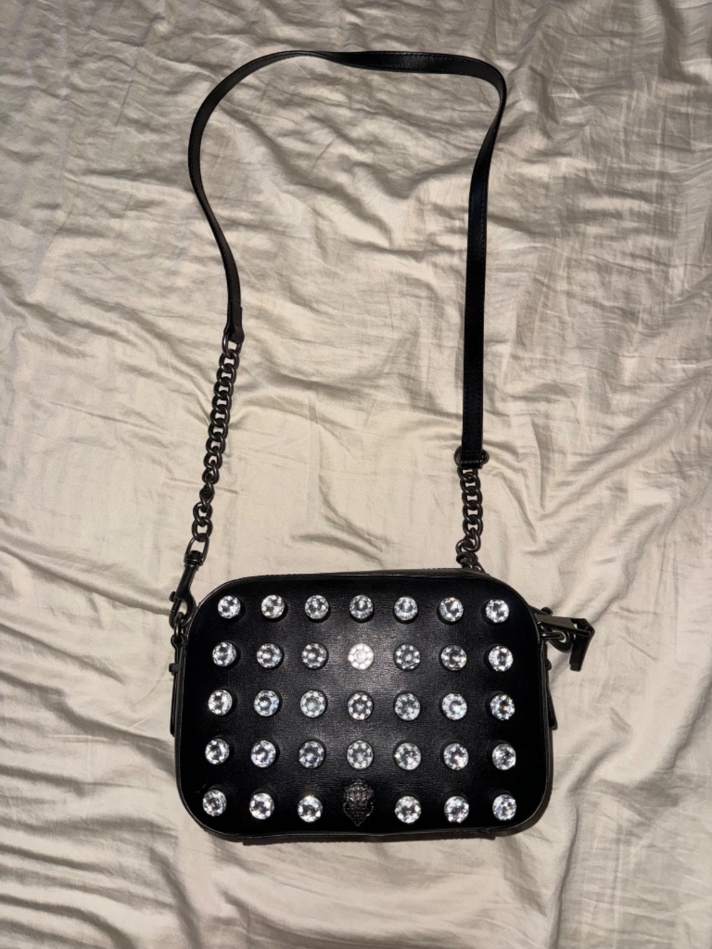 Kurt Geiger London Shoreditch Leather Camera Bag - Picture 2 of 3